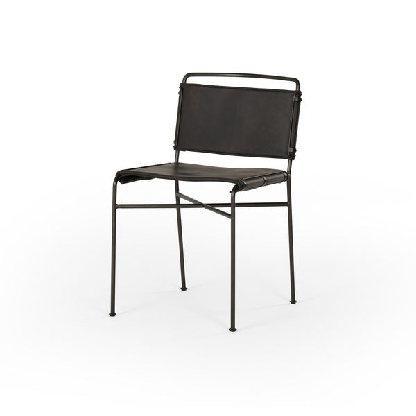 Lola Dining Chair- Distressed Black