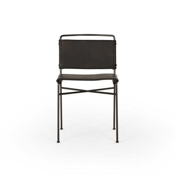 Lola Dining Chair- Distressed Black