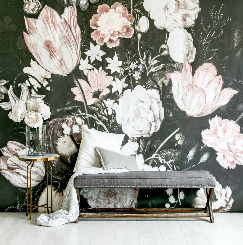 Anawell Dark Blossoms  Wallpaper