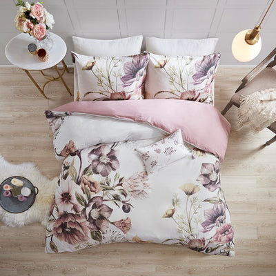 Boho Floral Duvet Set