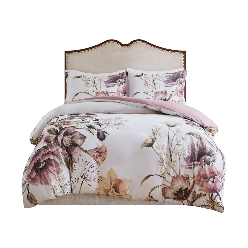 Boho Floral Duvet Set