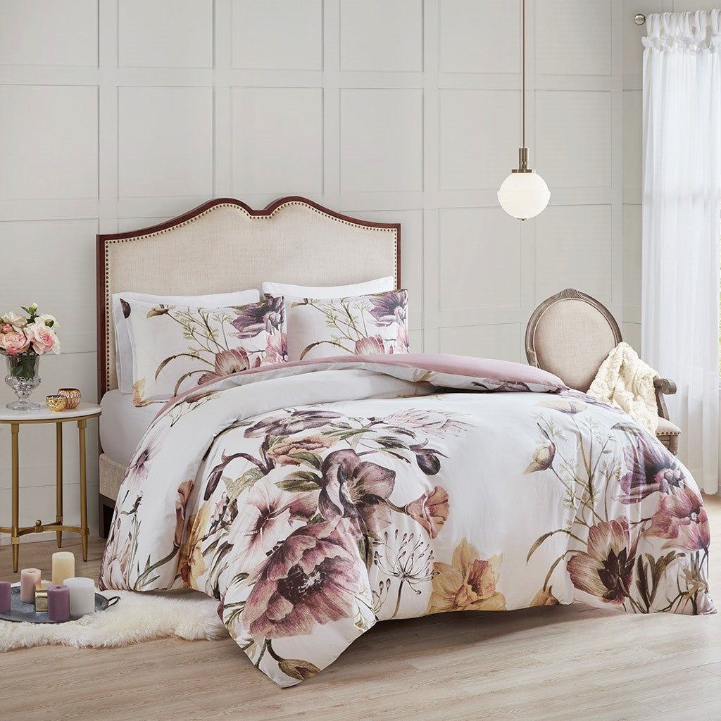 Boho Floral Duvet Set