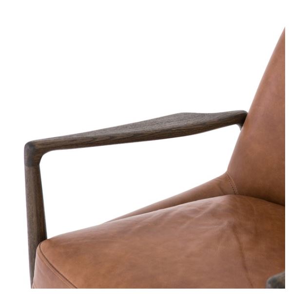 Bradley Chair- Cognac Leather