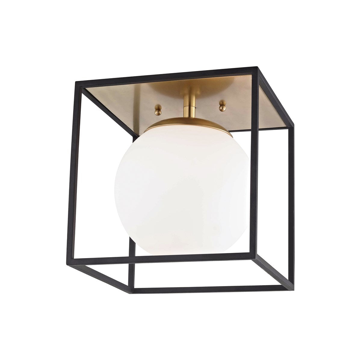Aria Surface Mount Light - Black/Brass