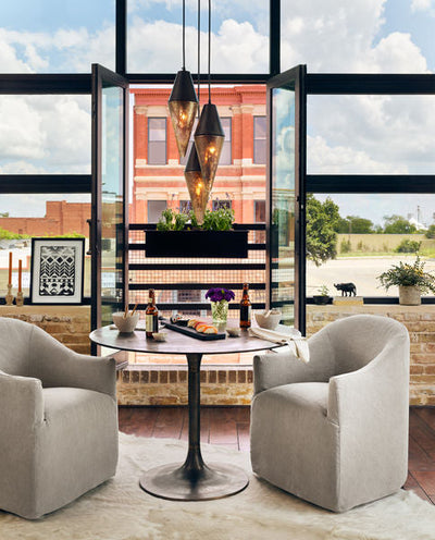 Slipcovered Captains Dining Chair