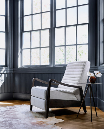 Drake Mid- Century Recliner- Taupe