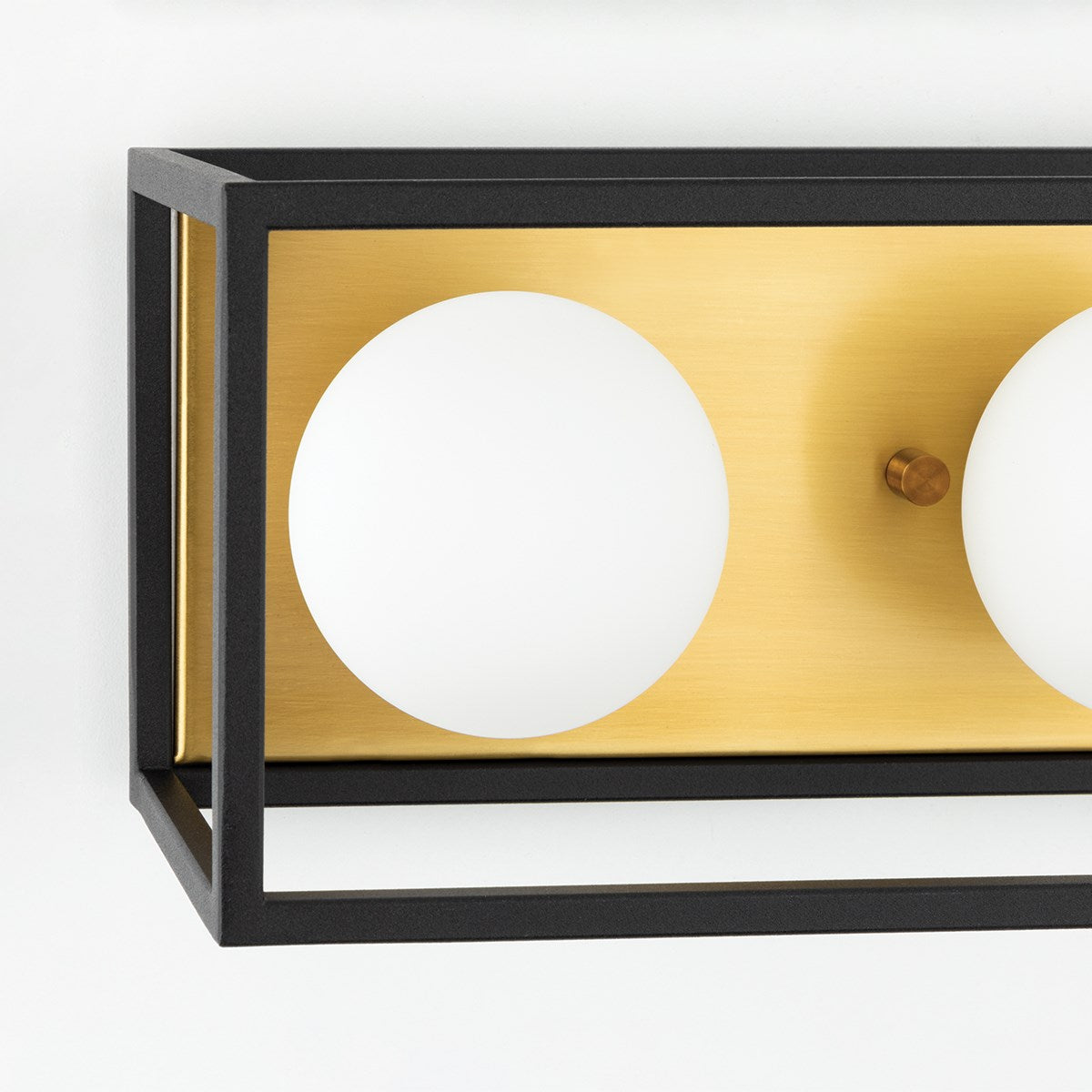 Aria Surface Mount Light - Black/Brass