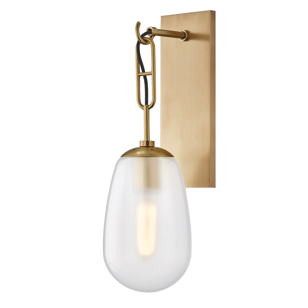 Bruckner Sconce Aged Brass