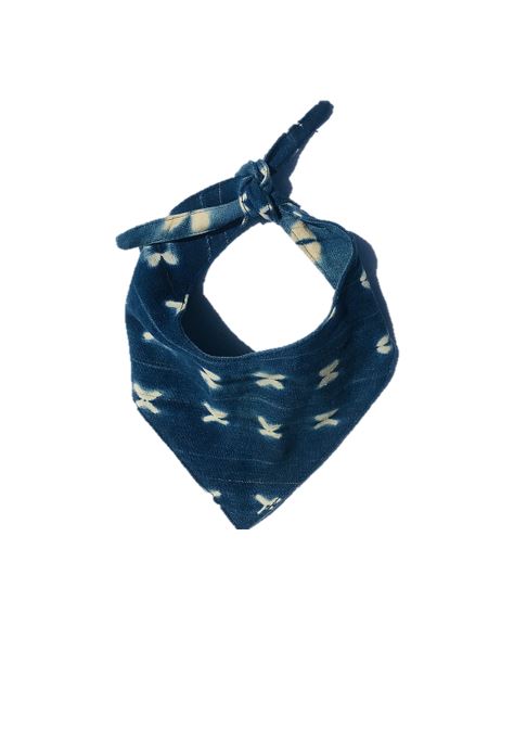 Indigo Mudcloth Pet Bandana