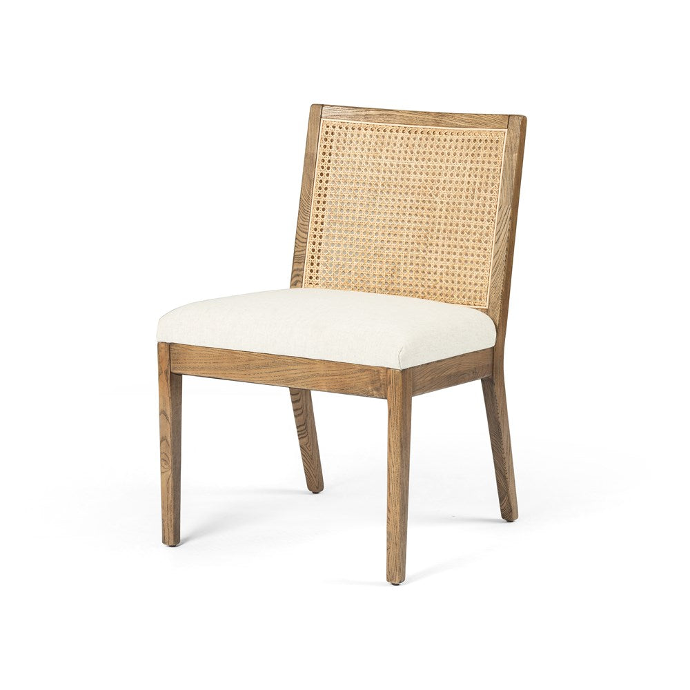 Norris Cane Dining Chair Armless- Oak