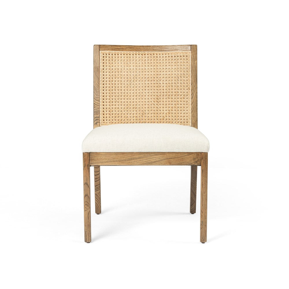 Norris Cane Dining Chair Armless- Oak