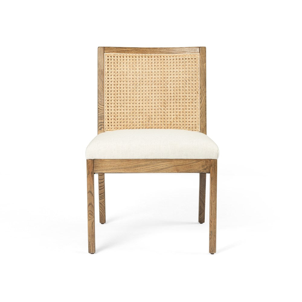 Norris Cane Dining Chair Armless- Oak