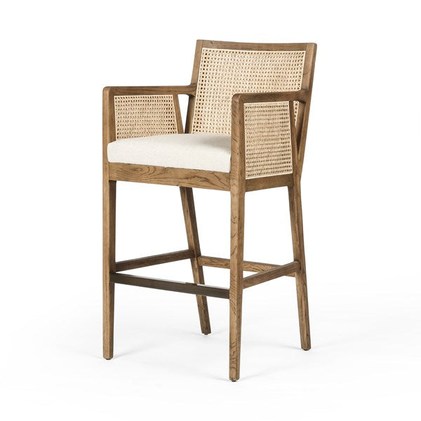 ANTONIA CANE BAR + COUNTER STOOL- NATURAL