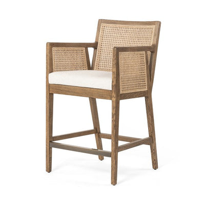 ANTONIA CANE BAR + COUNTER STOOL- NATURAL