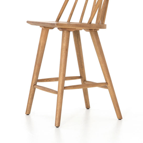 Lewis Counter + Bar Stools - Sandy Oak SET OF 2