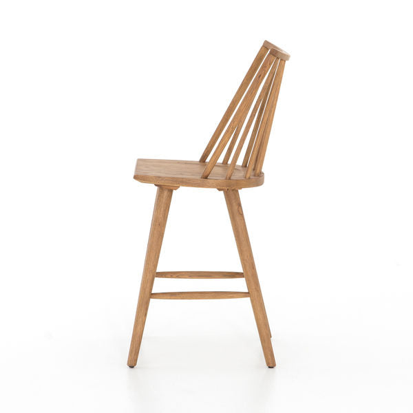 Lewis Counter + Bar Stools - Sandy Oak SET OF 2