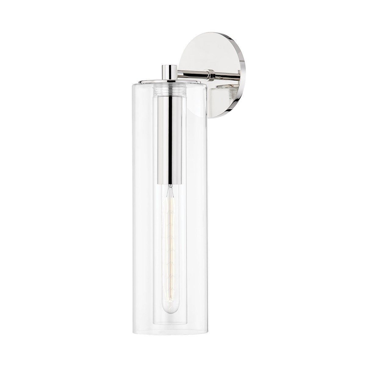 BELINDA WALL SCONCE POLISHED NICKEL