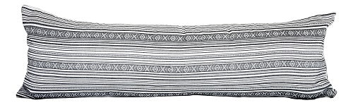 Hmong Extra Long Lumbar Pillow - Gray