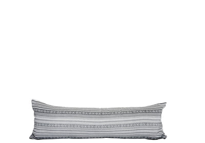 Hmong Extra Long Lumbar Pillow - Gray