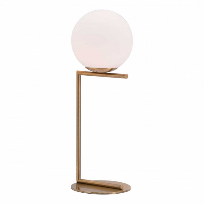 Mid Mod Globe Lamp