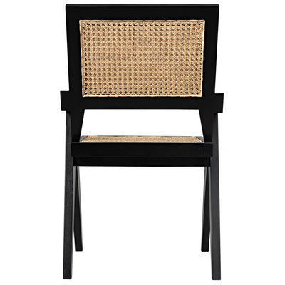 Hadley Cane Chair Black -SET 2