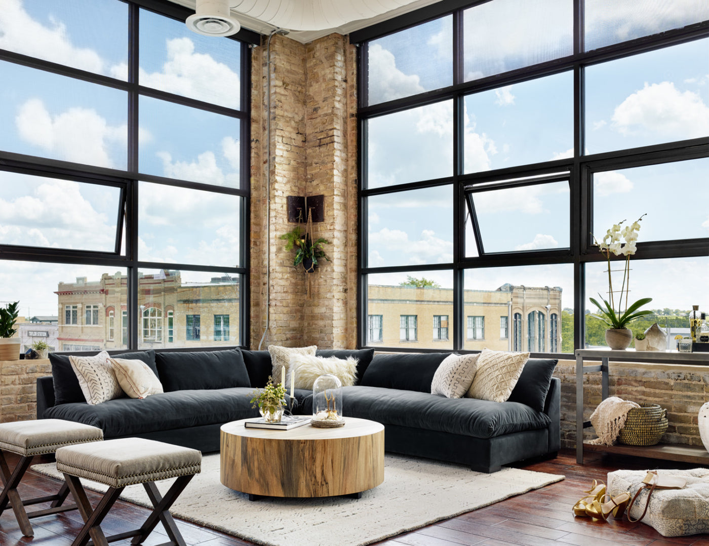 Harris Modular Sectional- Charcoal