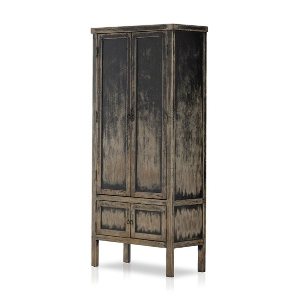 HITCHENS CABINET-WORN BLACK