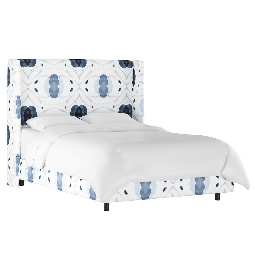 Shibori Winged Bed
