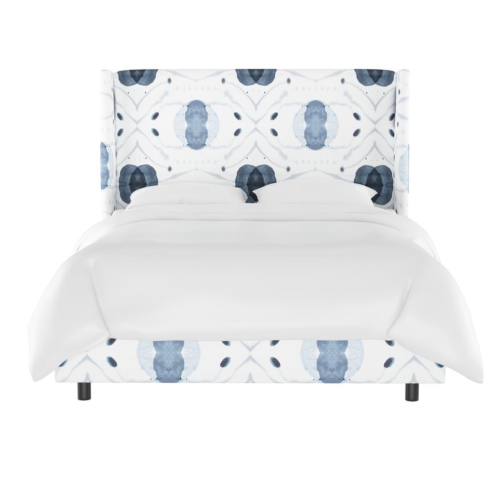 Shibori Winged Bed