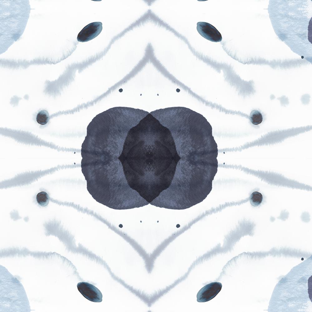 Shibori Winged Bed