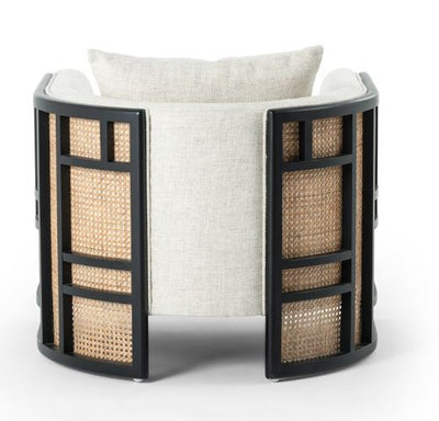 Japandi Lounge Chair Ebony
