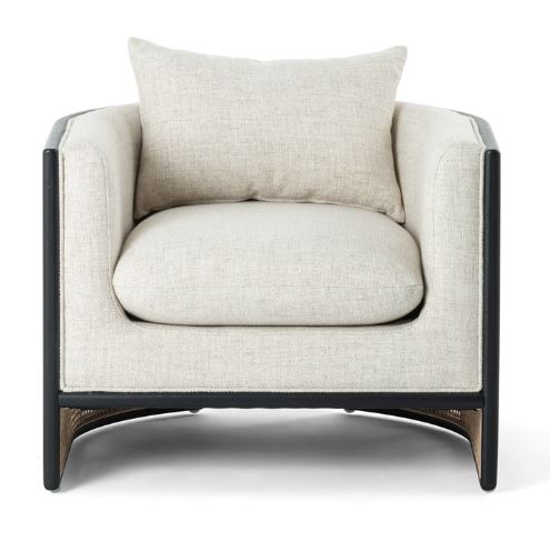 Japandi Lounge Chair Ebony