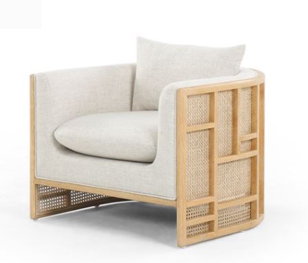 Japandi Lounge Chair Oak