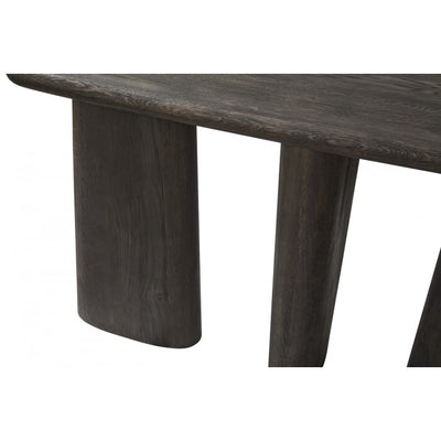 Jerrin Console Table- Washed Black Oak