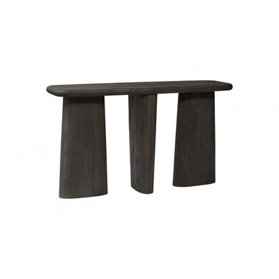 Jerrin Console Table- Washed Black Oak
