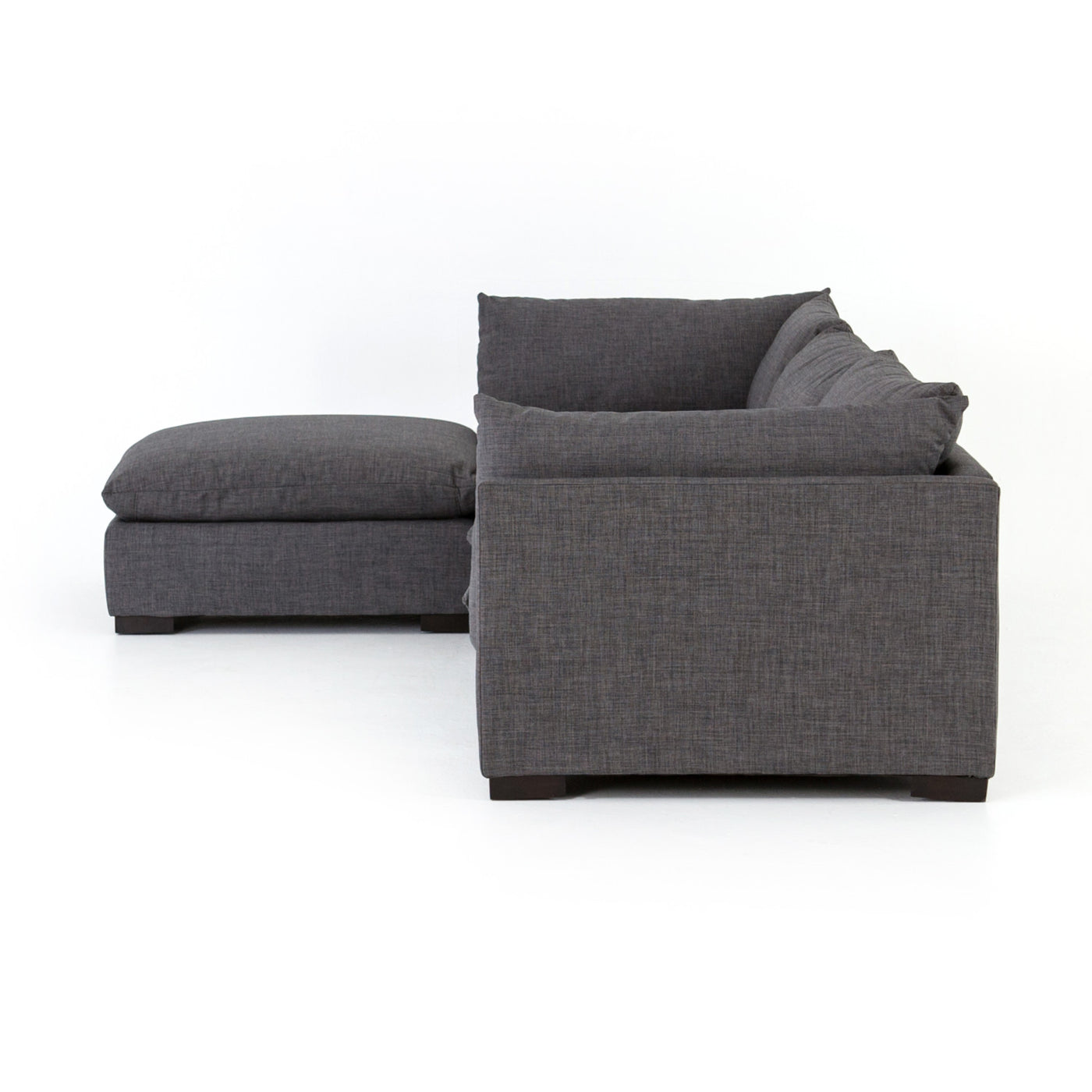 Kismet Sofa Sectional Pieces- Bennett Charcoal