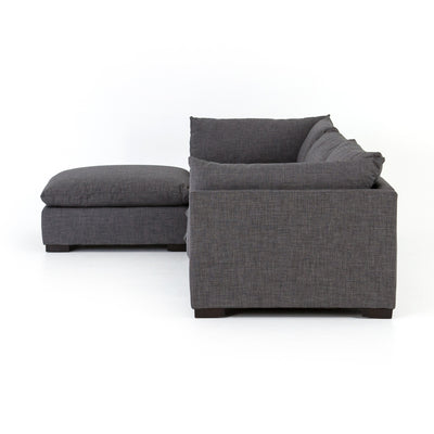 Kismet Sofa Sectional Pieces- Bennett Charcoal