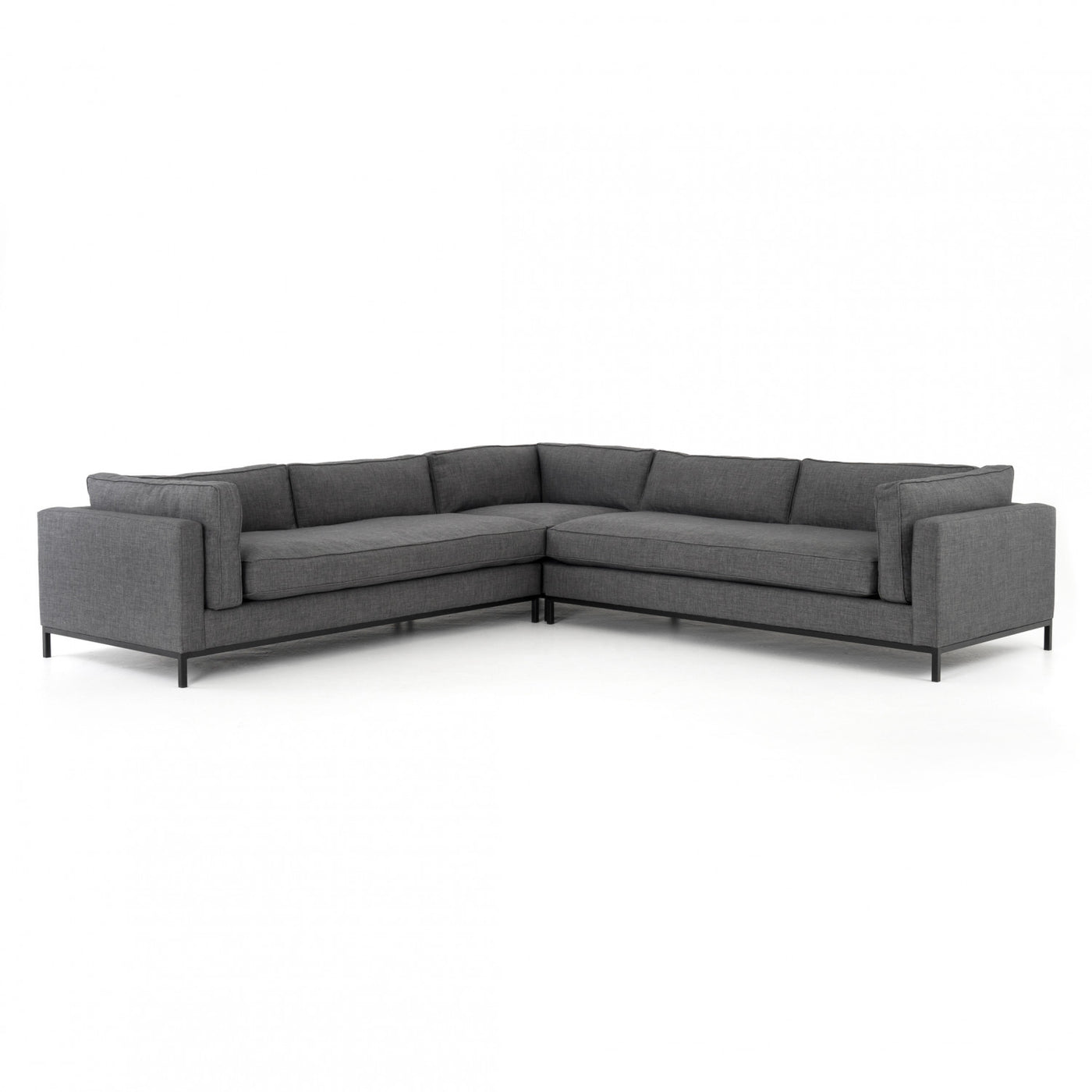 Grant Sectional Sofa - Charcoal