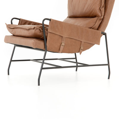 Tanner Leather Chair- Cognac