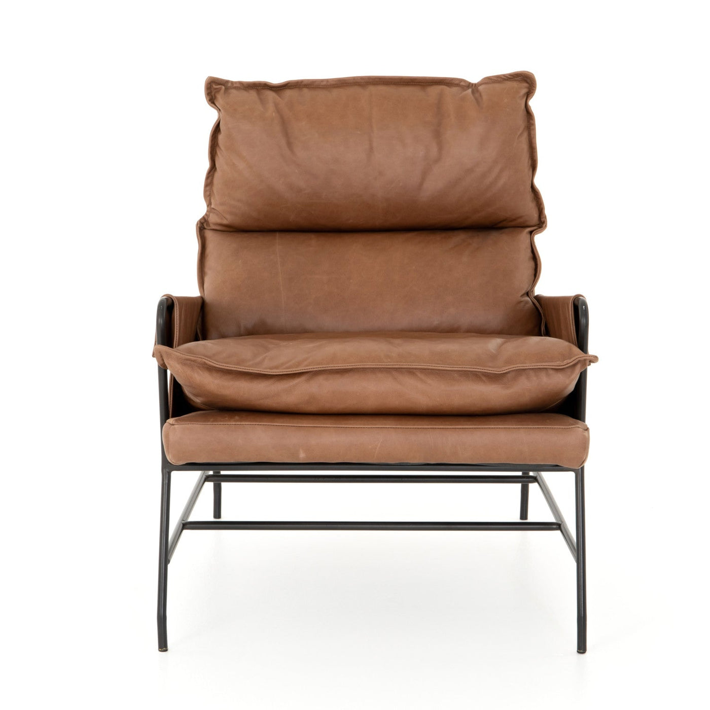 Tanner Leather Chair- Cognac