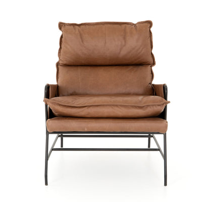 Tanner Leather Chair- Cognac