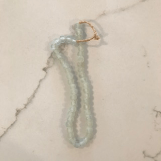 African Recycled Glass Beads- Sea Green
