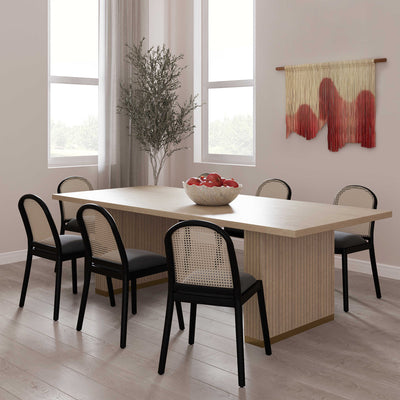 Lynn Wood Rectangular Dining Table