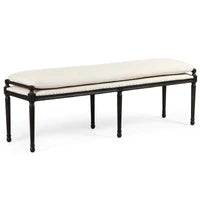 LUCILLE DINING BENCH-67"- ALCALA CREAM