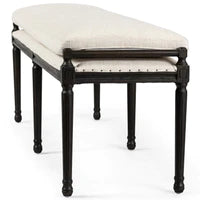 LUCILLE DINING BENCH-67"- ALCALA CREAM