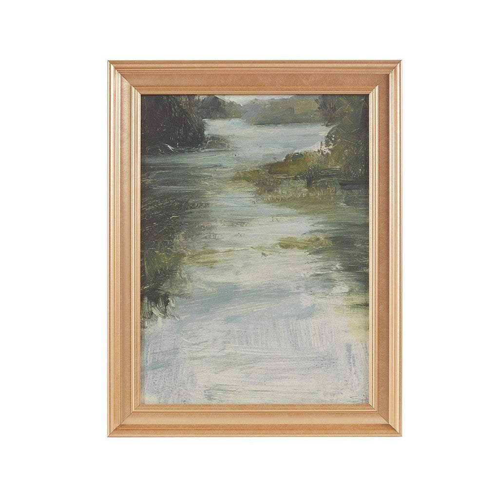 Lush River Framed Art
