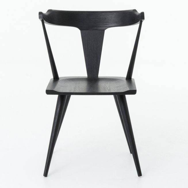 Modern Windsor Dining Chair- Black