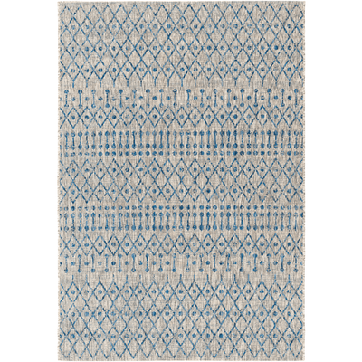 Moroccan No. 3 Indoor/Outdoor Blue