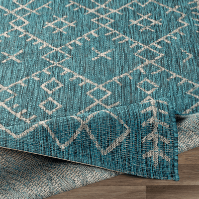 Moroccan No. 1 Indoor/Outdoor Rug Teal