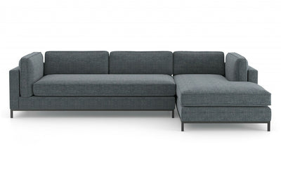 Grant Sectional Sofa with RIGHT Chaise -Navy